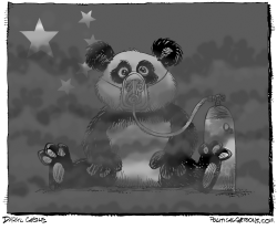 POLLUTION IN CHINA by Daryl Cagle