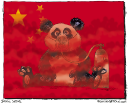 POLLUTION IN CHINA  by Daryl Cagle