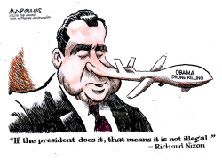 OBAMA DRONE KILLING  by Jimmy Margulies