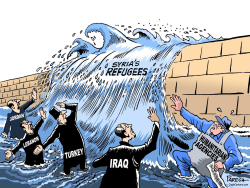 SYRIAN REFUGEES  by Paresh Nath