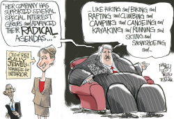 JEWELL OF A SECRETARY by Pat Bagley