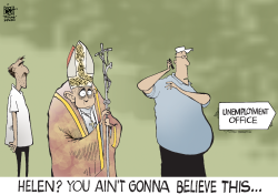 POPE RESIGNS,  by Randy Bish
