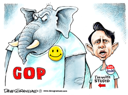 BOBBY JINDAL AND GOP by Dave Granlund
