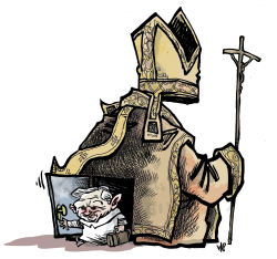 POPE RESIGN  by Kap