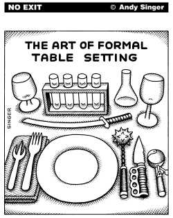 ART OF FORMAL TABLE SETTING by Andy Singer
