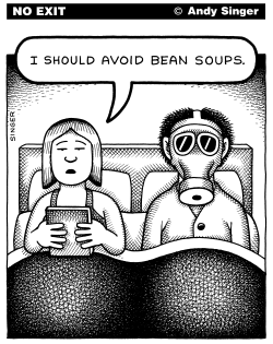 AVOID BEAN SOUPS by Andy Singer