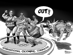WRESTLING AND OLYMPICS by Paresh Nath