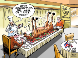 HORSE MEAT SCANDAL  by Paresh Nath