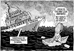 POPE JUMPS SHIP by Monte Wolverton