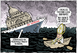 POPE JUMPS SHIP  by Monte Wolverton