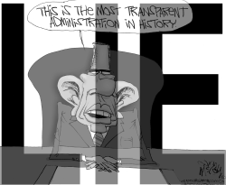 OBAMA NOT TRANSPARENT by Gary McCoy