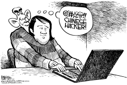 CHINESE HACKER by Rick McKee