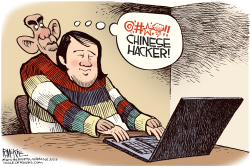 CHINESE HACKER  by Rick McKee