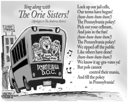 LOCAL PA  THE ORIE SISTERS BW by John Cole