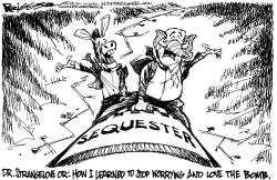 SEQUESTER LOVIN' by Milt Priggee