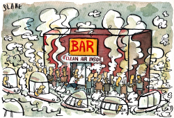 SMOKING BANS IN BARS by Chris Slane