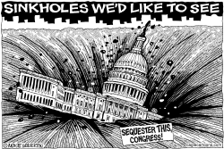 CONGRESSIONAL SINKHOLE by Monte Wolverton