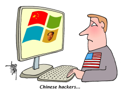 CHINESE HACKERS by Arend Van Dam