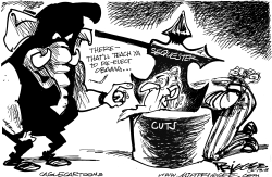 SEQUESTER CUTS by Milt Priggee
