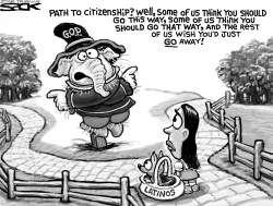 YELLOW BRICK PATH TO CITIZENSHIP by Steve Sack