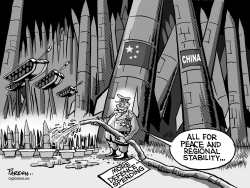 CHINA DEFENCE SPENDING by Paresh Nath