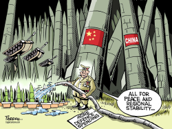 CHINA DEFENCE SPENDING  by Paresh Nath