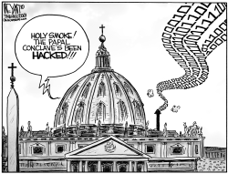 PAPAL HACK by Christopher Weyant