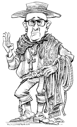 POPE FRANCIS AS A GAUCHO by Daryl Cagle