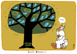 FRANCIS SPEAKS TO THE BIRDS by Schot