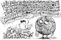 KIM JONG UN AND THE WORLD by Daryl Cagle