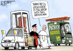 HUMBLE POPE HITCHES A RIDE by Jeff Darcy