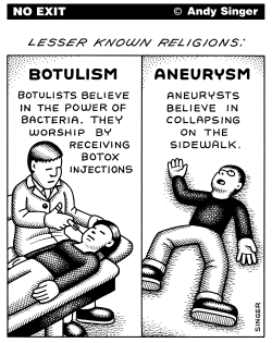 LESSER KNOWN RELIGIONS by Andy Singer