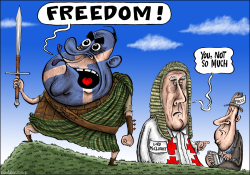 FREEDOM OF THE SCOTTISH PRESS  by Brian Adcock