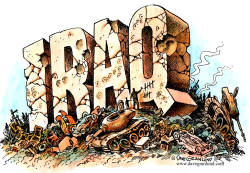 IRAQ WAR 10TH by Dave Granlund