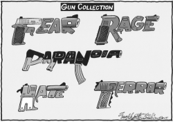GUNS AND RIFLES by Bob Englehart
