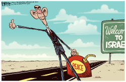 OBAMA OUT OF GAS  by Rick McKee