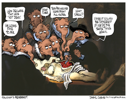 REMBRANDT REPUBLICAN AUTOPSY  by Daryl Cagle