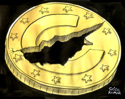CYPRIOT EURO COIN by Christo Komarnitski