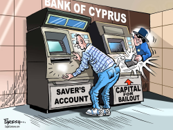 CYPRUS' BANK SAVERS  by Paresh Nath
