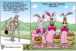 EASTER BUNNIES by Bruce Plante