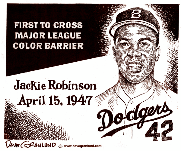 Jackie Robinson Entering the Big Leagues, 1947- 50th Anniversary