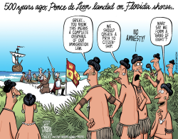 LOCAL FL PONCE DE LEON AND IMMIGRATION  by Jeff Parker