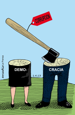 DEMOCRACIAS VíCTIMAS DE LA CORRUPCIóN by Arcadio Esquivel
