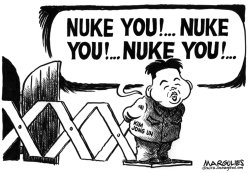 NORTH KOREA THREATS  by Jimmy Margulies