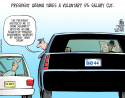 CORRECTED OBAMA SEQUESTER SALARY CUT  by Jeff Parker