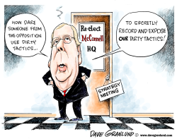 SENATOR MCCONNELL BUGGED by Dave Granlund