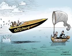 THE END OF TAX HAVENS by Patrick Chappatte