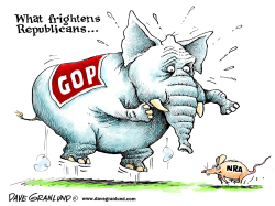 WHAT FRIGHTENS GOP by Dave Granlund