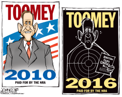 TOOMEY AND THE NRA  by John Cole