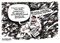 BANGLADESH CLOTHING FACTORY DISASTER COLO by Jimmy Margulies